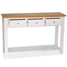 Load image into Gallery viewer, vidaXL Console Table 118x35x77 cm Solid Oak Wood - MiniDM Store
