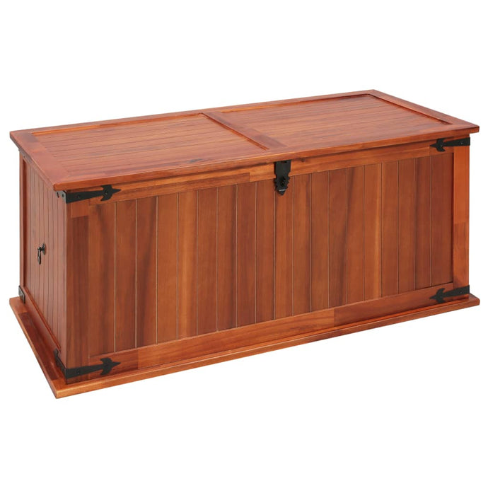 vidaXL Storage Chest 79x34x32 cm Solid Acacia Wood - MiniDM Store