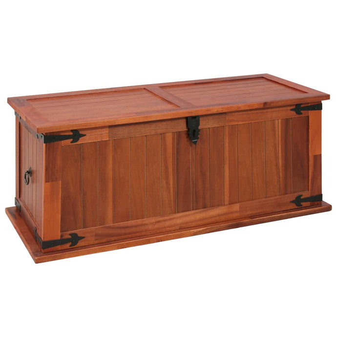 vidaXL Storage Chest 90x45x40 cm Solid Acacia Wood - MiniDM Store