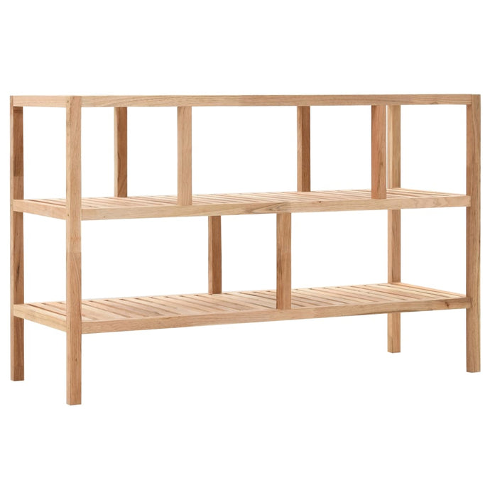 vidaXL Bathroom Shelf Solid Walnut Wood 100x40x65 cm - MiniDM Store