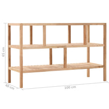 Load image into Gallery viewer, vidaXL Bathroom Shelf Solid Walnut Wood 100x40x65 cm - MiniDM Store
