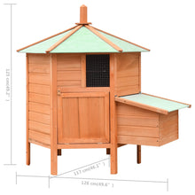 Load image into Gallery viewer, vidaXL Chicken Cage Solid Pine &amp; Fir Wood 126x117x125 cm - MiniDM Store

