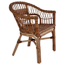 Load image into Gallery viewer, vidaXL Outdoor Chairs 2 pcs Natural Rattan Brown - MiniDM Store
