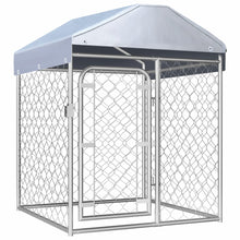 Load image into Gallery viewer, vidaXL Outdoor Dog Kennel with Roof 100x100x125 cm - MiniDM Store
