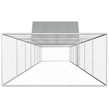 Load image into Gallery viewer, vidaXL Chicken Coop 14x2x2 m Galvanised Steel - MiniDM Store
