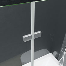 Load image into Gallery viewer, vidaXL Folding Shower Enclosure 2 Panels ESG 120x140 cm - MiniDM Store
