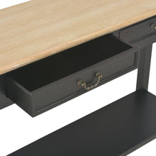 Load image into Gallery viewer, vidaXL Console Table Black 110x35x80 cm Wood - MiniDM Store
