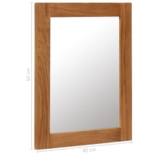 Load image into Gallery viewer, vidaXL Mirror 40x50 cm Solid Oak Wood - MiniDM Store
