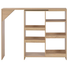 Load image into Gallery viewer, vidaXL Bar Table with Moveable Shelf Oak 138x39x110 cm - MiniDM Store
