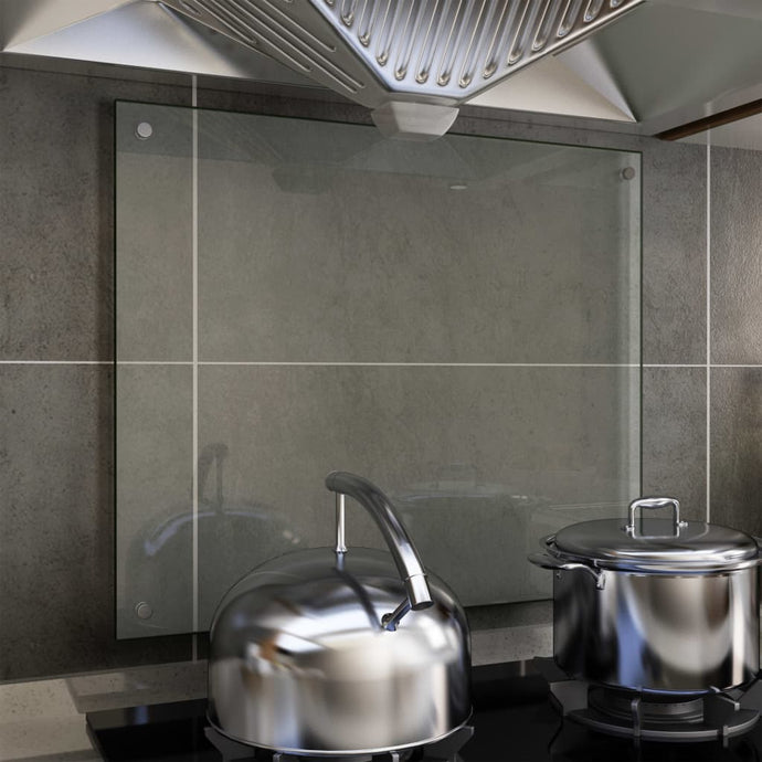 Kitchen Backsplash Transparent 70x60 cm Tempered Glass - MiniDM Store