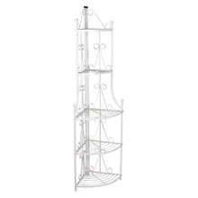 Load image into Gallery viewer, Corner Plant Rack White - MiniDM Store
