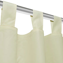 Load image into Gallery viewer, 2 pcs Cream Micro-Satin Curtains with Loops 140 x 245 cm - MiniDM Store
