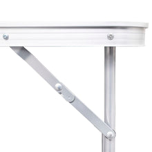 Load image into Gallery viewer, Foldable Camping Table Height Adjustable Aluminium 240 x 60 cm - MiniDM Store
