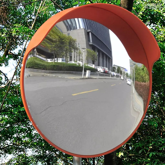 Convex Traffic Mirror PC Plastic Orange 45 cm Outdoor - MiniDM Store