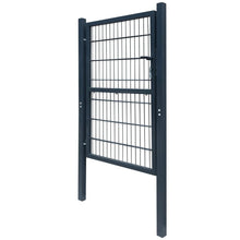 Load image into Gallery viewer, vidaXL 2D Fence Gate (Single) Anthracite Grey 106 x 210 cm - MiniDM Store
