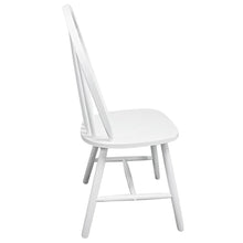Load image into Gallery viewer, Dining Chairs 2 pcs White Solid Rubber Wood - MiniDM Store
