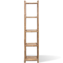 Load image into Gallery viewer, 5-Tier Square Bamboo Shelf - MiniDM Store
