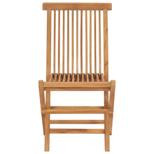 Load image into Gallery viewer, vidaXL Folding Garden Chairs 2 pcs Solid Teak Wood - MiniDM Store
