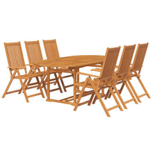 Load image into Gallery viewer, vidaXL 7 Piece Outdoor Dining Set Solid Acacia Wood - MiniDM Store
