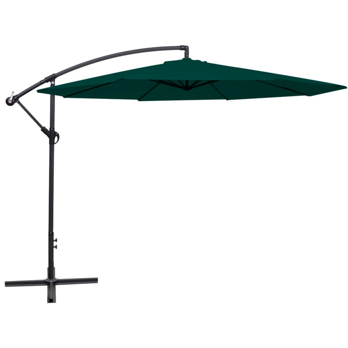 vidaXL Cantilever Umbrella 3.5 m Green - MiniDM Store