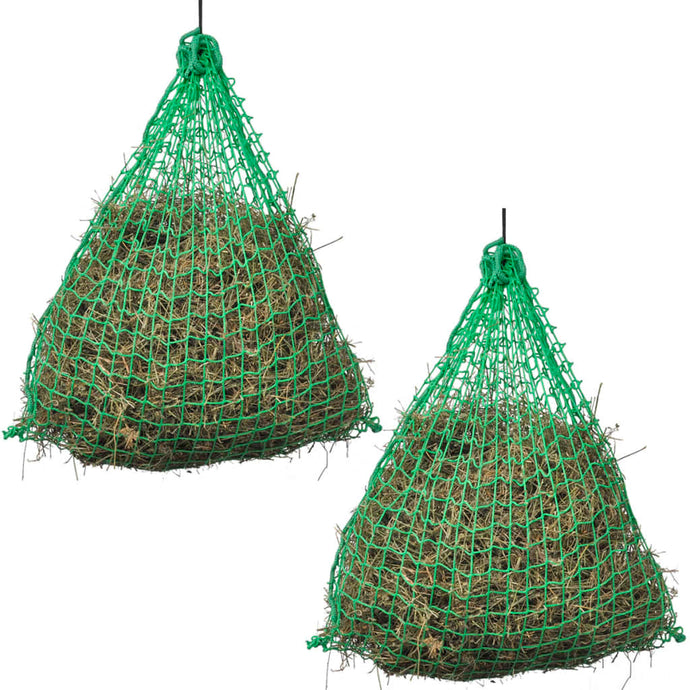 Hay Nets 2 pcs Round 0.75x0.5 m PP - MiniDM Store