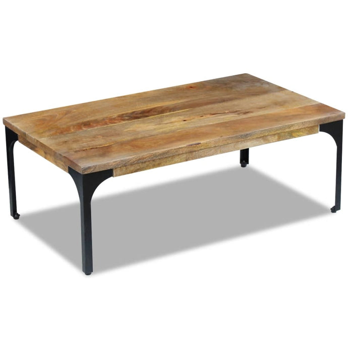 vidaXL Coffee Table Mango Wood 100x60x35 cm - MiniDM Store