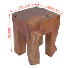 Load image into Gallery viewer, vidaXL Stool Solid Teak Wood - MiniDM Store
