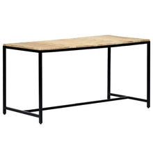 Load image into Gallery viewer, vidaXL Dining Table 140x70x75 cm Solid Rough Mango Wood - MiniDM Store
