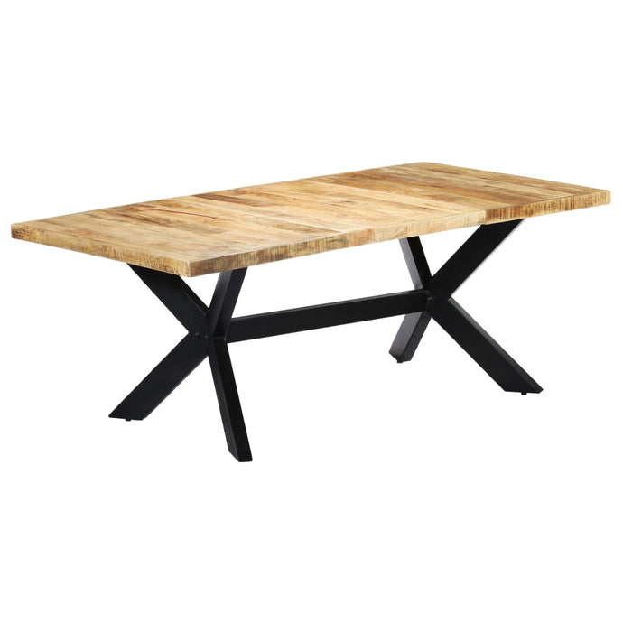 vidaXL Dining Table 200x100x75 cm Solid Mango Wood - MiniDM Store