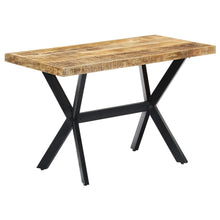 Load image into Gallery viewer, vidaXL Dining Table 120x60x75 cm Solid Rough Mango Wood - MiniDM Store
