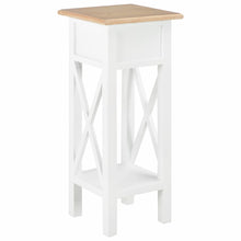 Load image into Gallery viewer, vidaXL Side Table White 27x27x65.5 cm Wood - MiniDM Store
