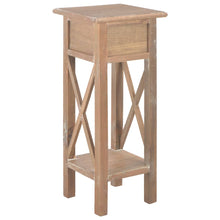 Load image into Gallery viewer, vidaXL Side Table Brown 27x27x65.5 cm Wood - MiniDM Store
