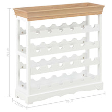 Load image into Gallery viewer, vidaXL Wine Cabinet White 70x22.5x70.5 cm MDF - MiniDM Store
