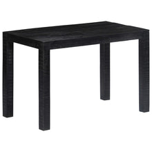 Load image into Gallery viewer, vidaXL Dining Table Black 118x60x76 cm Solid Mango Wood - MiniDM Store
