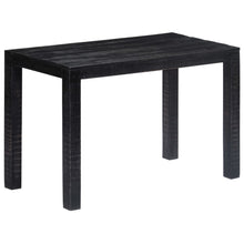 Load image into Gallery viewer, vidaXL Dining Table Black 118x60x76 cm Solid Mango Wood - MiniDM Store
