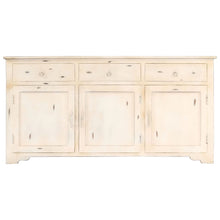 Load image into Gallery viewer, Sideboard White 160x40x80 cm Solid Mango Wood - MiniDM Store
