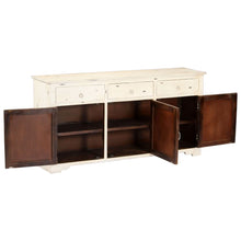 Load image into Gallery viewer, Sideboard White 160x40x80 cm Solid Mango Wood - MiniDM Store
