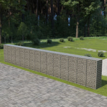 Load image into Gallery viewer, vidaXL Gabion Wall with Covers Galvanised Steel 900x50x150 cm - MiniDM Store
