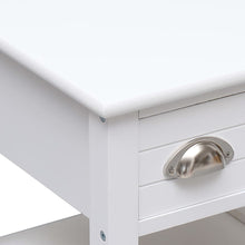 Load image into Gallery viewer, vidaXL Side Table White 40x40x40 cm Paulownia Wood - MiniDM Store
