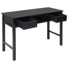 Load image into Gallery viewer, vidaXL Writing Desk Black 110x45x76 cm Wood - MiniDM Store
