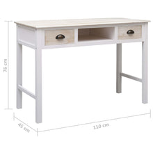 Load image into Gallery viewer, vidaXL Console Table 110x45x76 cm Wood - MiniDM Store
