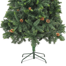 Load image into Gallery viewer, vidaXL Artificial Christmas Tree with Pine Cones Green 210 cm - MiniDM Store
