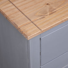 Load image into Gallery viewer, vidaXL Sideboard Grey 135x40x80 cm Solid Pinewood Panama Range - MiniDM Store
