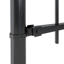 Load image into Gallery viewer, vidaXL Garden Fence with Spear Top Steel 13.6x1.2 m Black - MiniDM Store
