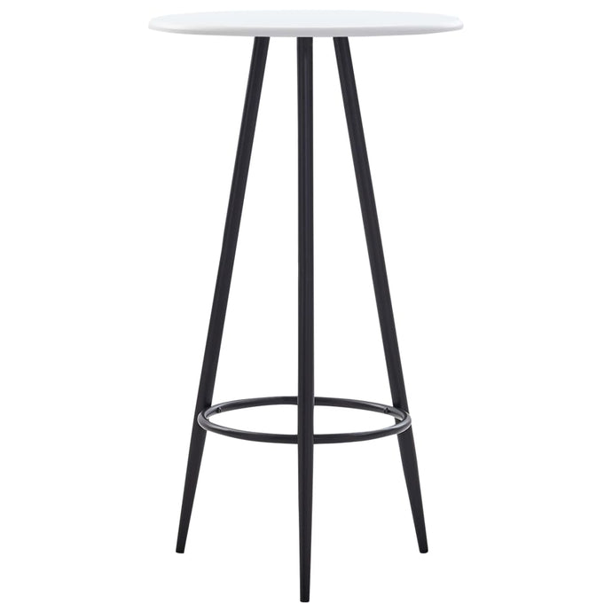 vidaXL Bar Table White 60x107.5 cm MDF - MiniDM Store