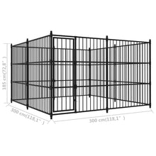 Load image into Gallery viewer, vidaXL Outdoor Dog Kennel 300x300x185 cm - MiniDM Store

