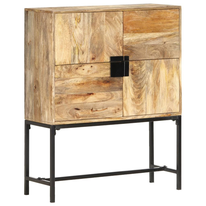 vidaXL Highboard 80x30x100 cm Solid Mango Wood - MiniDM Store