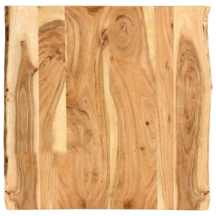vidaXL Table Top Solid Acacia Wood 60x(50-60)x2.5 cm - MiniDM Store