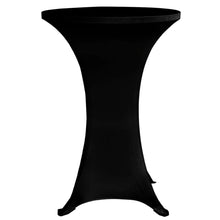Load image into Gallery viewer, Standing Table Cover Ø60 cm Black Stretch 4 pcs - MiniDM Store
