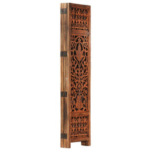 Load image into Gallery viewer, vidaXL Hand Carved 5-Panel Room Divider Brown 200x165 cm Solid Mango Wood - MiniDM Store

